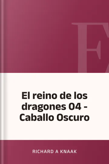 El reino de los dragones 04 - Caballo Oscuro de Richard A Knaak, portada del libro