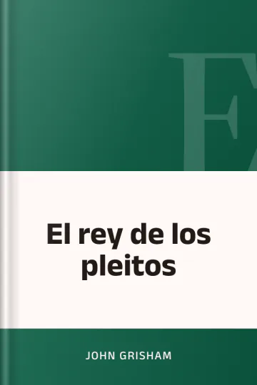 El rey de los pleitos de John Grisham, portada del libro