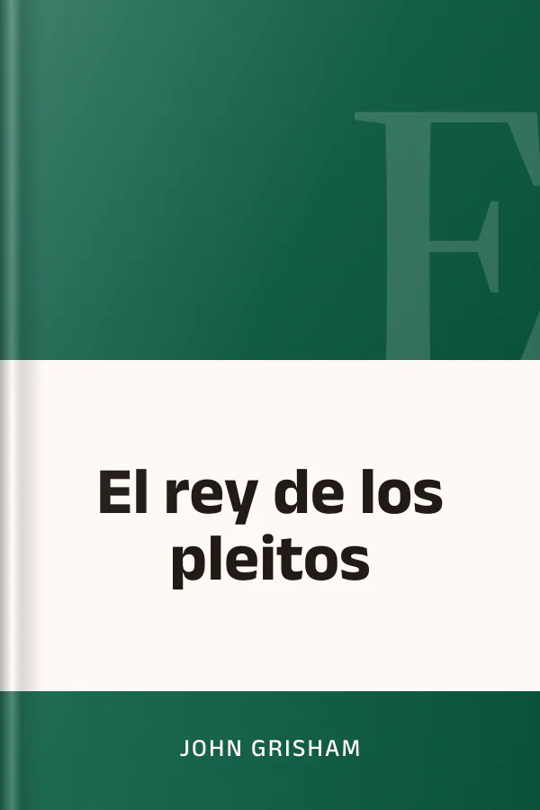 El rey de los pleitos de John Grisham, portada del libro