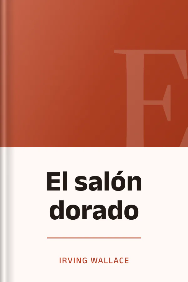El salón dorado de Irving Wallace, portada del libro