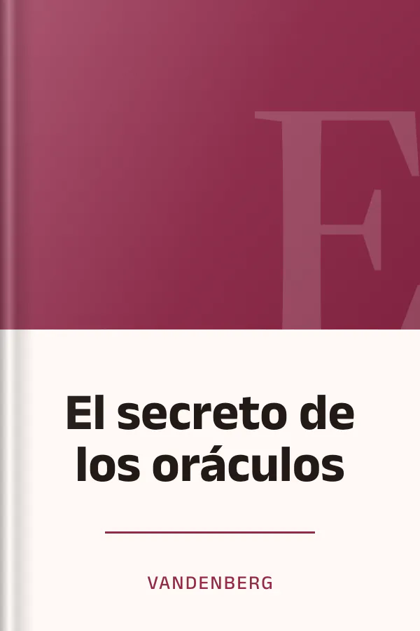 El secreto de los oráculos de Vandenberg, portada del libro
