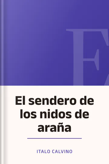 El sendero de los nidos de araña de Italo Calvino, portada del libro