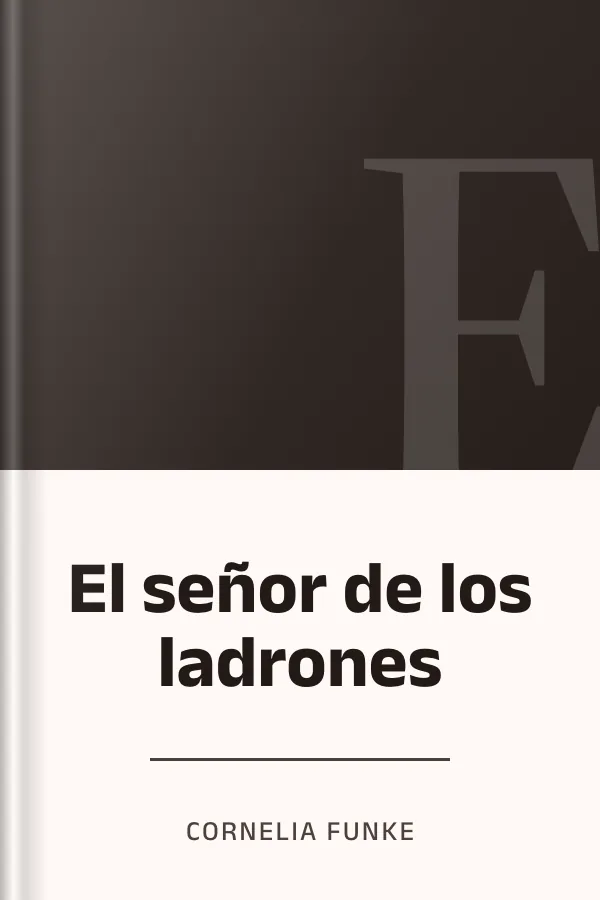 El señor de los ladrones de Cornelia Funke, portada del libro