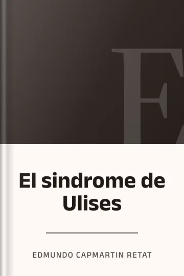 El sindrome de Ulises de Edmundo Capmartin Retat, portada del libro
