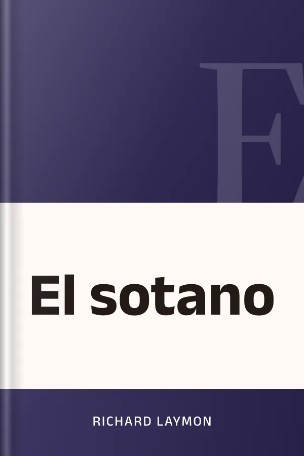 El sotano de Richard Laymon, portada del libro