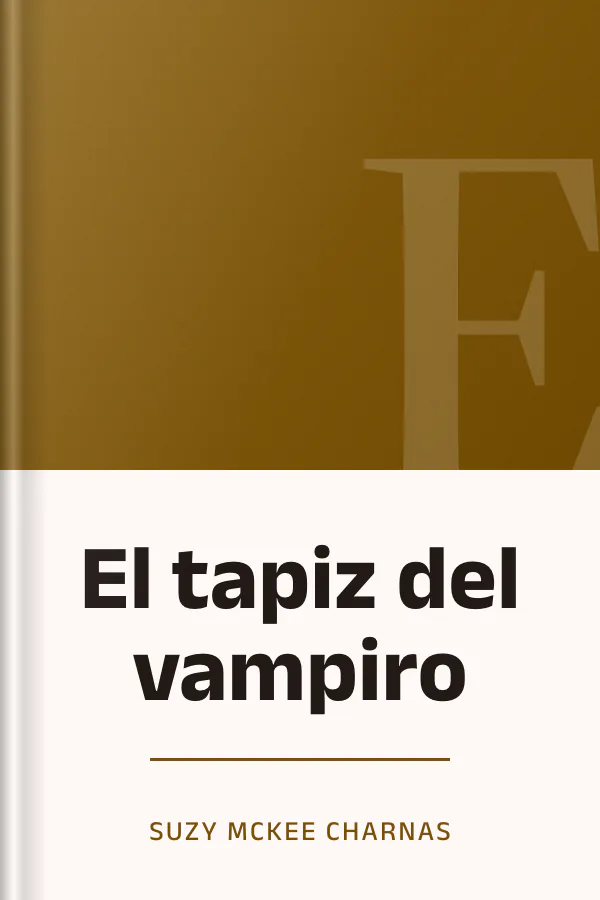 El tapiz del vampiro de Suzy McKee Charnas, portada del libro