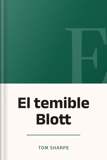 El temible Blott de Tom Sharpe, portada del libro