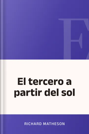 El tercero a partir del sol de Richard Matheson, portada del libro