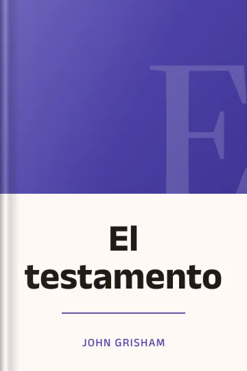 El testamento de John Grisham, portada del libro