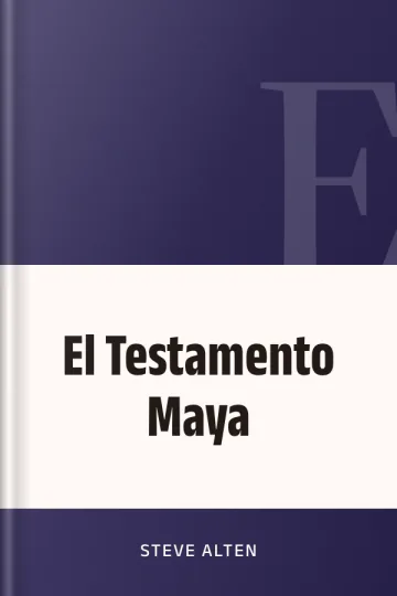 El Testamento Maya de Steve Alten, portada del libro