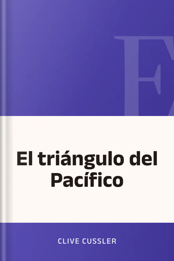 El triángulo del Pacífico de Clive Cussler, portada del libro