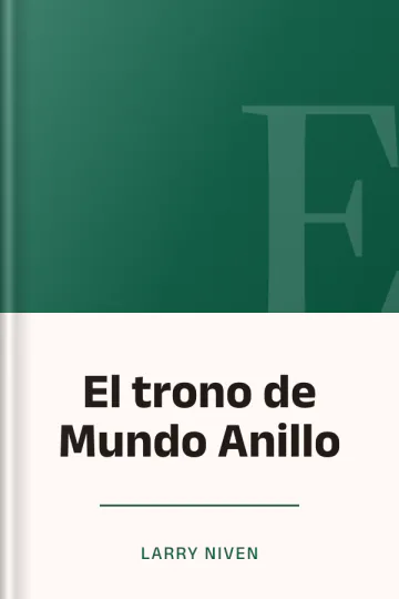 El trono de Mundo Anillo de Larry Niven, portada del libro