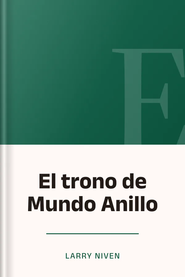 El trono de Mundo Anillo de Larry Niven, portada del libro
