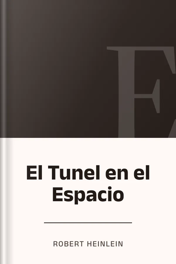El Tunel en el Espacio de Robert Heinlein, portada del libro