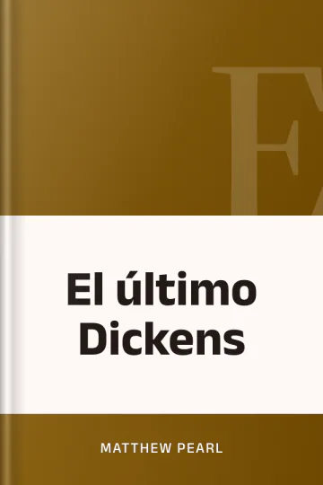 El último Dickens de Matthew Pearl, portada del libro