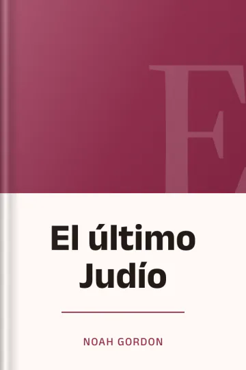 El último Judío de Noah Gordon, portada del libro