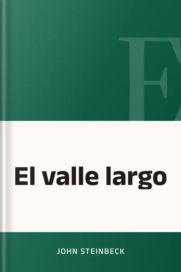 El valle largo de John Steinbeck, portada del libro