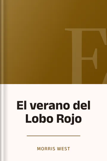 El verano del Lobo Rojo de Morris West, portada del libro