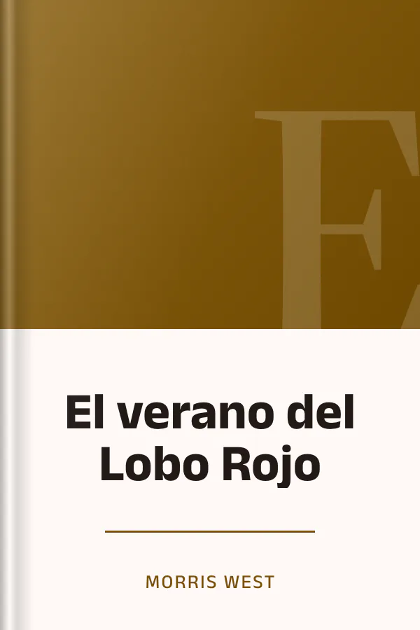 El verano del Lobo Rojo de Morris West, portada del libro