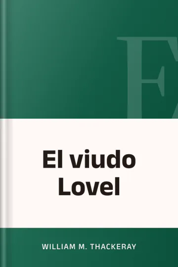 El viudo Lovel de William M. Thackeray, portada del libro