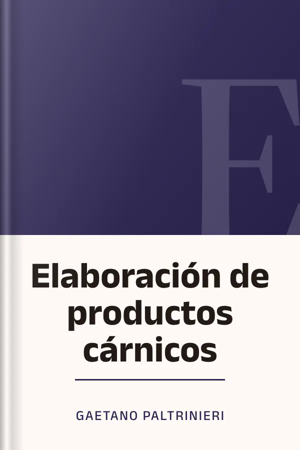 Elaboración de productos cárnicos de Gaetano Paltrinieri, portada del libro