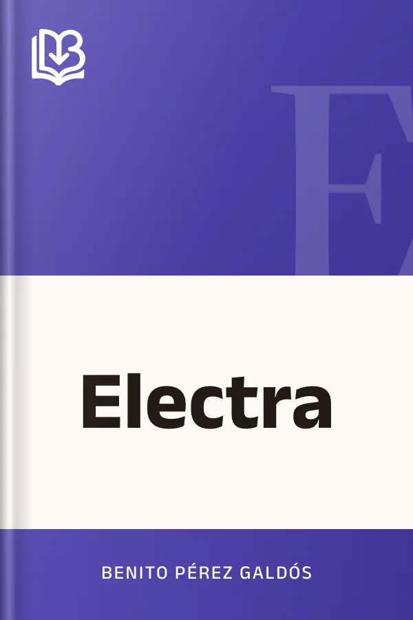 Electra de Benito Pérez Galdós, portada del libro
