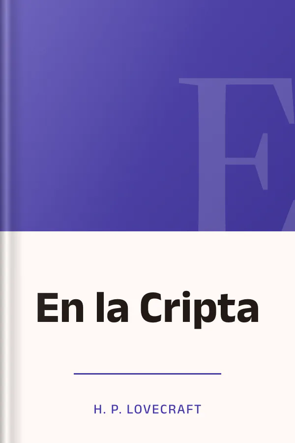 En la Cripta de H. P. Lovecraft, portada del libro