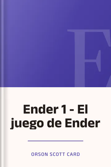 Ender 1 - El juego de Ender de Orson Scott Card, portada del libro
