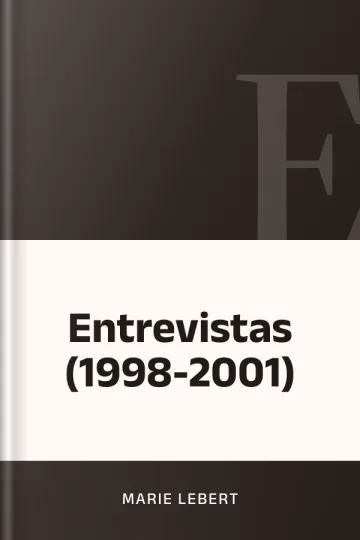 Entrevistas (1998-2001) de Marie Lebert, portada del libro
