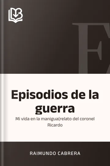Episodios de la guerra de Raimundo Cabrera, portada del libro