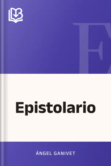 Epistolario de Ángel Ganivet, portada del libro