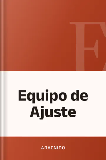 Equipo de Ajuste de Aracnido, portada del libro