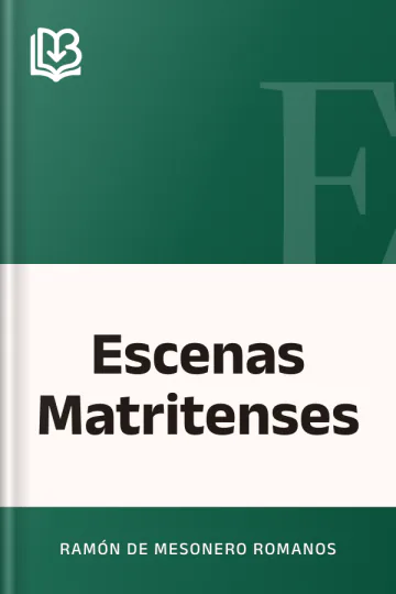 Escenas Matritenses de Ramón de Mesonero Romanos, portada del libro