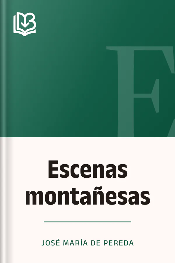 Escenas montañesas de José María de Pereda, portada del libro