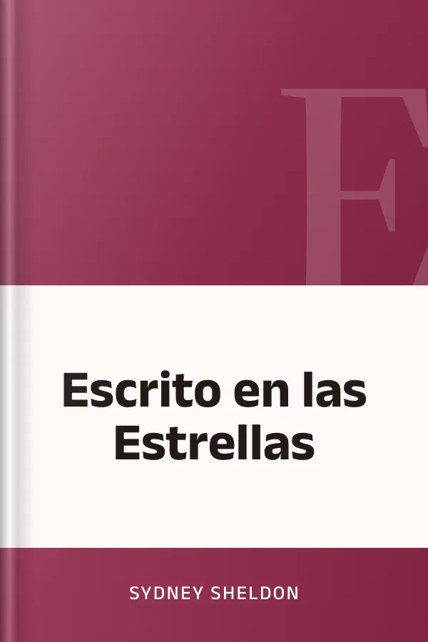 Escrito en las Estrellas de Sydney Sheldon, portada del libro