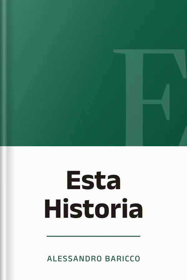 Esta Historia de Alessandro Baricco, portada del libro