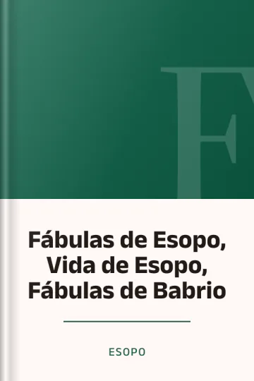 Fábulas de Esopo, Vida de Esopo, Fábulas de Babrio de Esopo, portada del libro