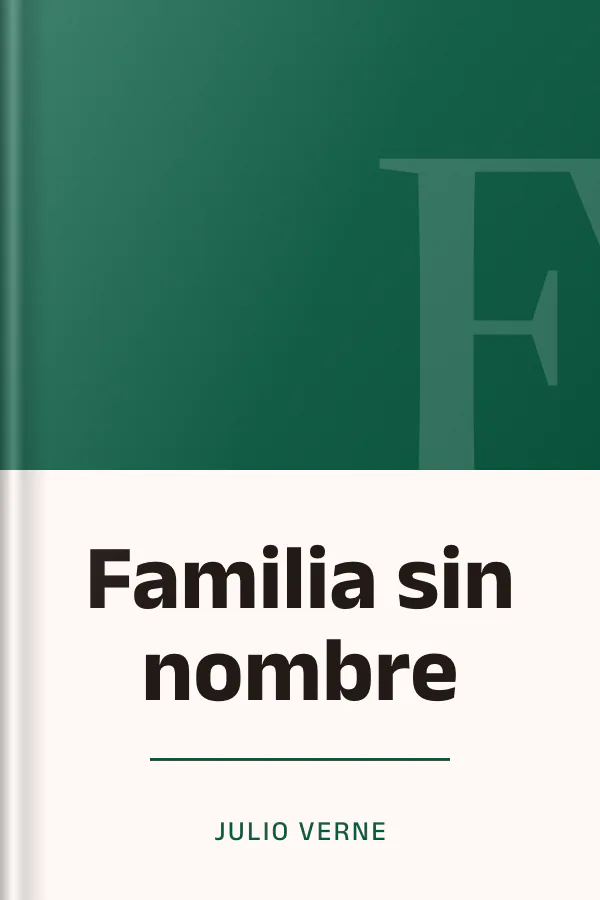 Familia sin nombre de Julio Verne, portada del libro