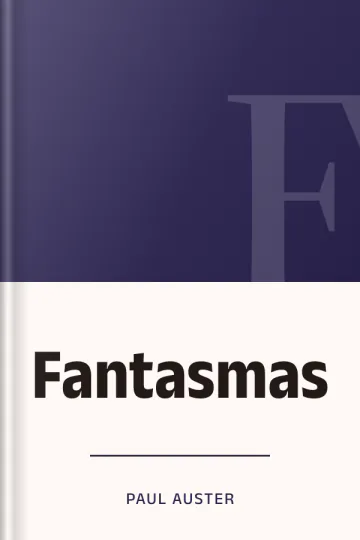Fantasmas de Paul Auster, portada del libro