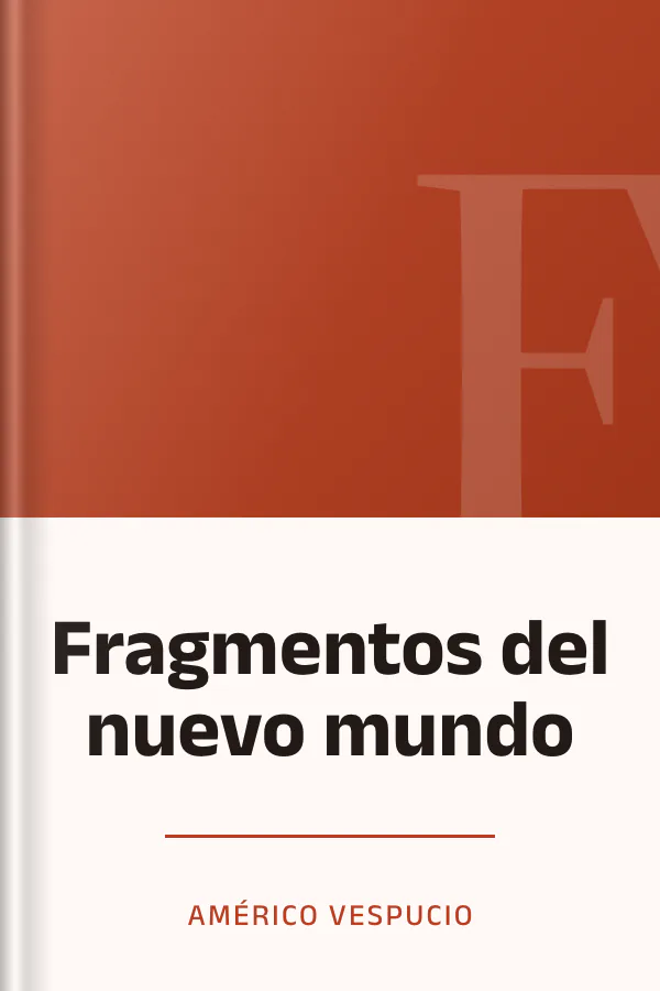 Fragmentos del nuevo mundo de Américo Vespucio, portada del libro