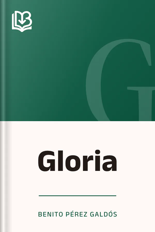 Gloria de Benito Pérez Galdós, portada del libro