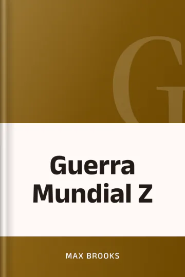 Guerra Mundial Z de Max Brooks, portada del libro