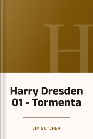 Harry Dresden 01 - Tormenta de Jim Butcher, portada del libro