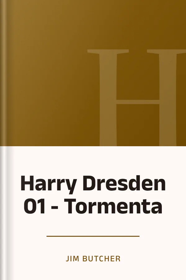 Harry Dresden 01 - Tormenta de Jim Butcher, portada del libro