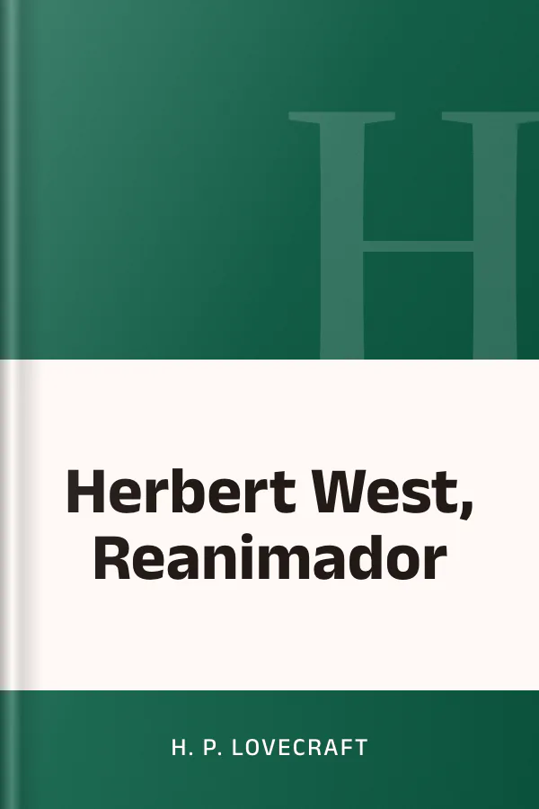Herbert West, Reanimador de H. P. Lovecraft, portada del libro