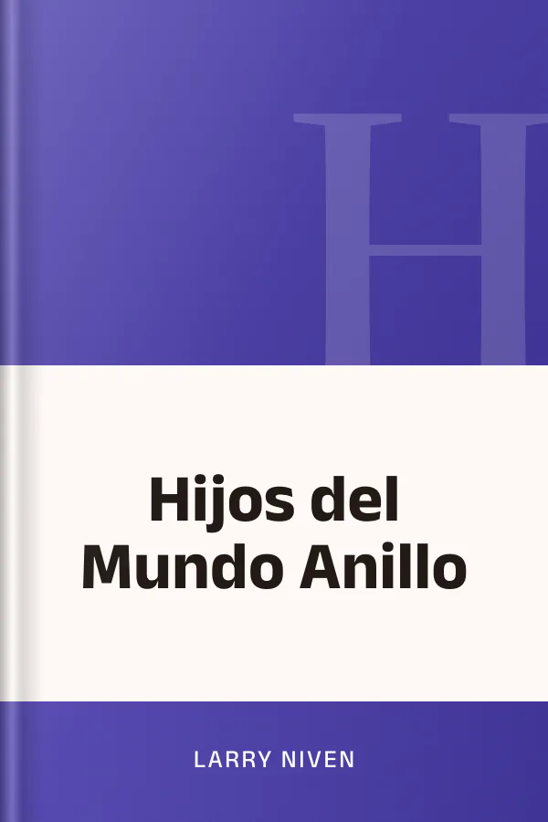 Hijos del Mundo Anillo de Larry Niven, portada del libro