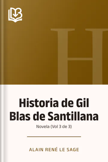 Historia de Gil Blas de Santillana de Alain René Le Sage, portada del libro