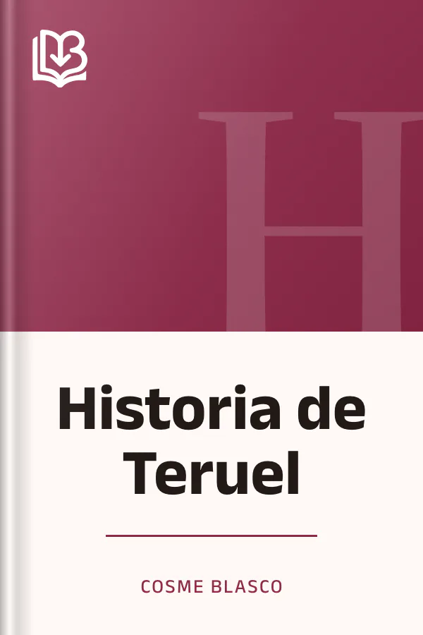 Historia de Teruel de Cosme Blasco, portada del libro