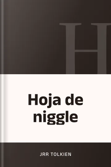 Hoja de niggle de JRR Tolkien, portada del libro