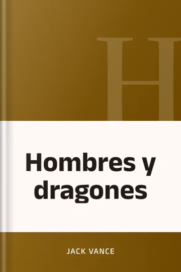 Hombres y dragones de Jack Vance, portada del libro